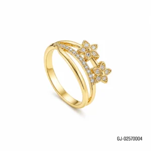 Anillo Doble Flor