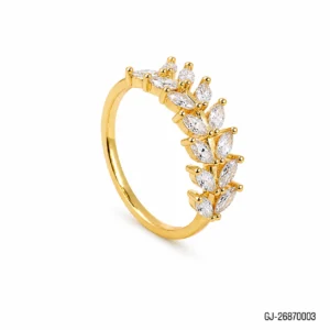 Anillo Hojas de Cristal